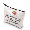 WCGXKO Autism Awareness Gift Thank You Gift Makeup Bag for
