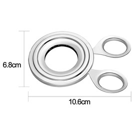 Stainless Steel Egg Topper - Shell Cutter for Boiled Eggs