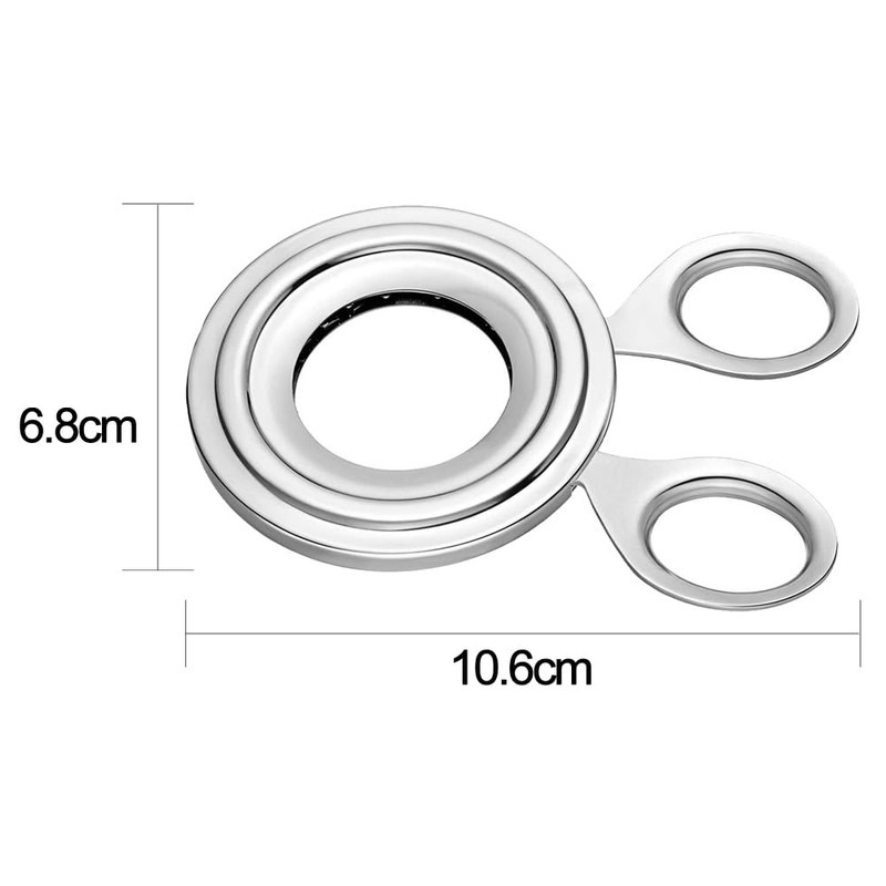 Stainless Steel Egg Topper - Shell Cutter for Boiled Eggs