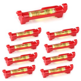 9 Pcs String Line Level Post,75mm/2.95inch Line Level for Building Trades Bricklaying Tiling Engineering Surveying Plumbing Surveying