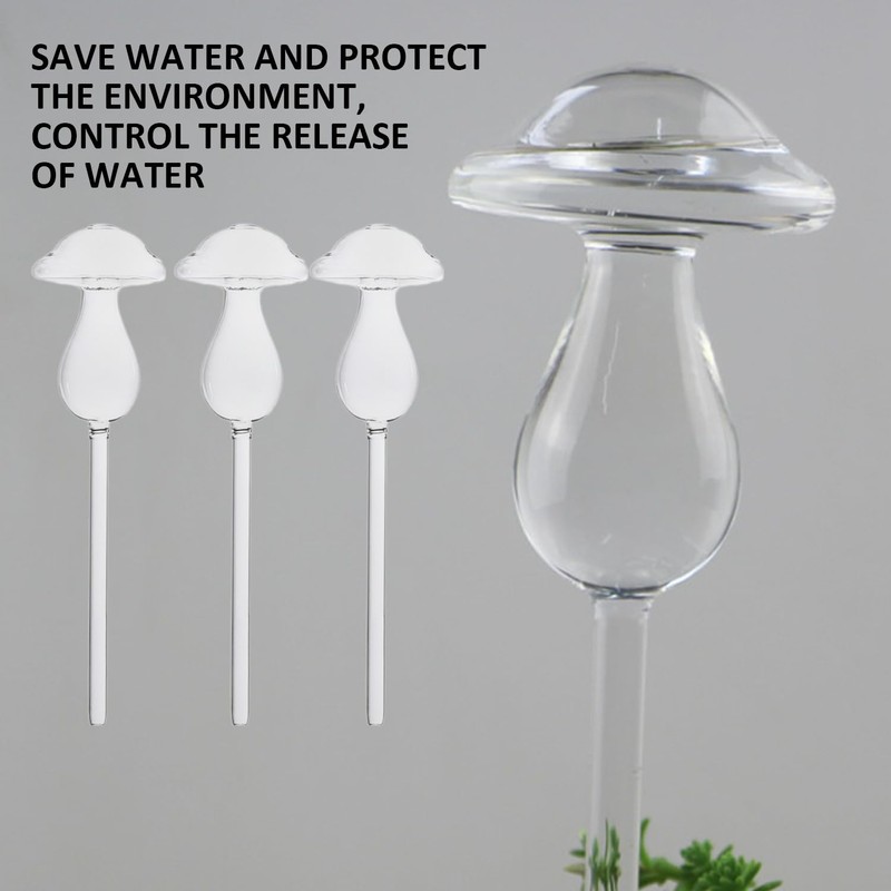 USHXVG 3 Pieces of Automatic Mushroom Watering Device, Plant Watering