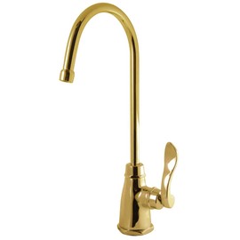KINGSTON BRASS KS2192NFL Nuwave French Cold Water Filtration Faucet, Polished Brass