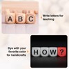 sourcing map 10 Pcs Blank Wooden Dice, 30mm/1.18inch Unfinished Wooden