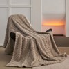 KORBLISS Home Fleece Throw Blanket for Couch, Bed, TV, Party,