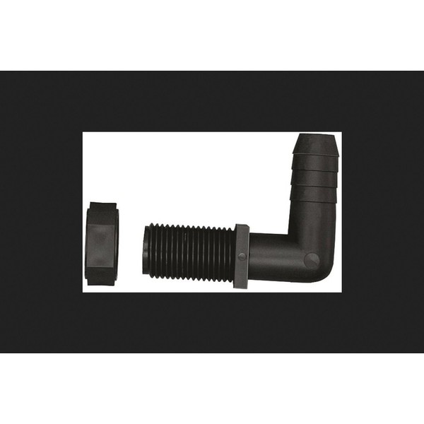Green Leaf Ntl 12 P 2pk Nozzle Elbow, 1/2" Barb