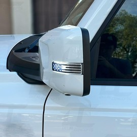 Decal Concepts American Flag Side View Mirror Light Accent Decal Kit - Fits Bronco 2021-2024