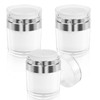 Pack of 3 Airless Pump Jars, 50 ml/50 g, Cream