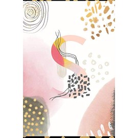 S: Monogram Initial Single Letter S, Lined Writing Journal Notebook, Keepsake Gift for Women, Blank Book, Pink Rose Gold, 6" x 9"