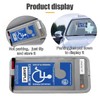 ZIMISI Handicap Placard Holder for Car, Universal Transparent Disabled Parking