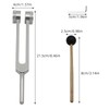 Tuning Fork WorthPlanet 128Hz Aluminum Alloy Tuning Fork Instrument with