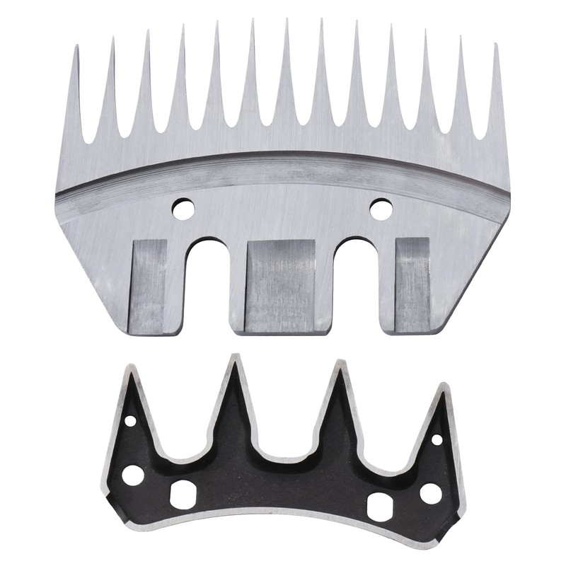 13 Teeth Straight Replacement Blades for Sheep Shears, Professional Stainless
