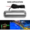 LED Boat Light, 42 LEDs Waterproof 316 Stainless Steel Underwater