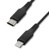 Iris Ohyama ICCL-A15-B Lightning Cable, Black, Quick Charging, Type C/Lightning