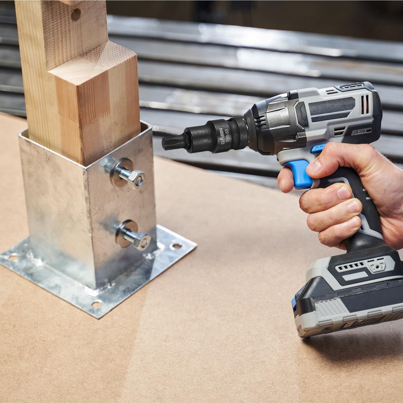 sourcing map M6 Triple Square Bit Socket 100mm/3.94" Length 1/2"