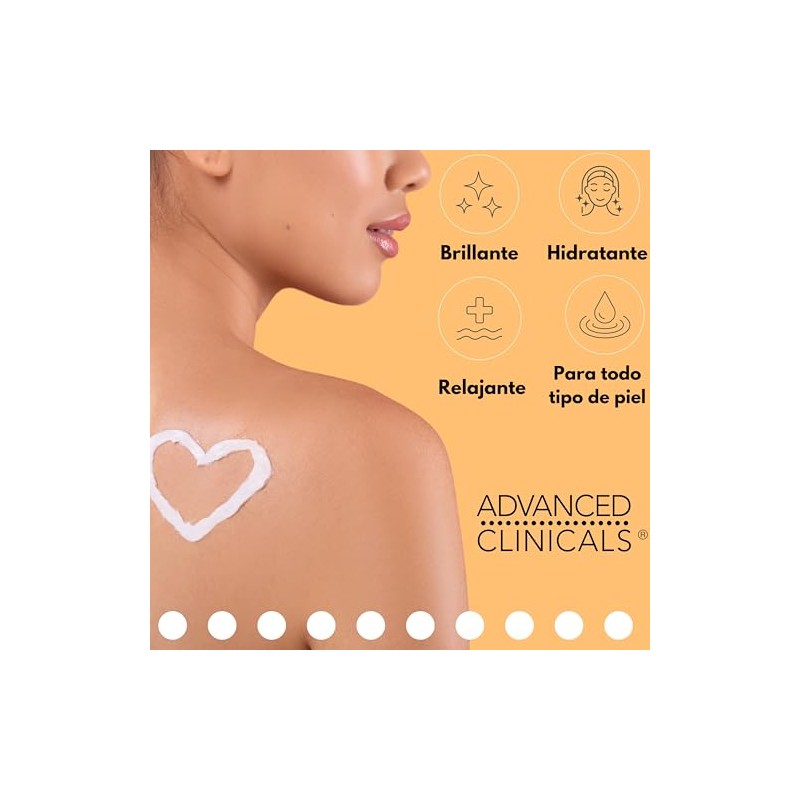 ADVANCED CLINICALS CREMA CORPORAL VITAMINA C ILUMINACION AVANZADA CON A.