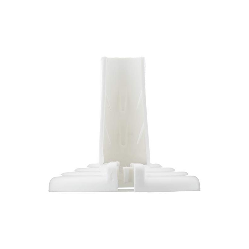 Universal 2-Piece Chains White plastic with Rohrabdeckung