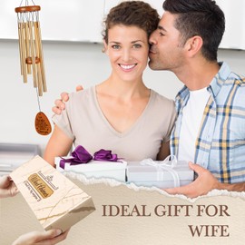 Gifts for Wife, Wife Wind Chimes, Mother‘s Day Gift for Wife, Birthday Gift for Wife from Husband. Love Reminder Gifts for Birthday Wedding Anniversary Valentine's Thanksgiving Christmas