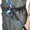 Wading Belt Rod Holder, Can Be Adjusted to 24 Angles,