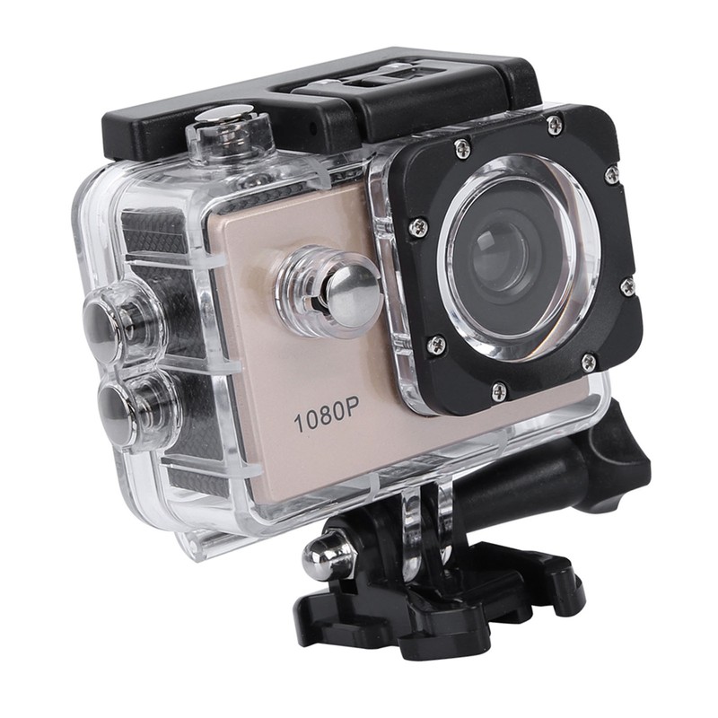 1080P HD 2inch LCD Screen Sports 30m Waterproof Action Camera