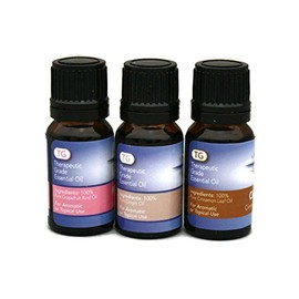 Destination Oils Destination Oils Essential Oil for Weight Gift Set - Pink Grapefruit, Cinnamon, and Ginger. 100% Pure Undiluted Therapeutic Grade