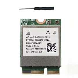 Miayaya WiFi 6E Wireless Card MTK NGW Bluetooth 5.3 Tri-Band, 2.4GHz 5GHz 6GHz 5400Mbps NGFF M.2 MU-MIMO Mini PCIe Support for Windows 10/11 ASUS Vivobook Pro 15 PC Laptops