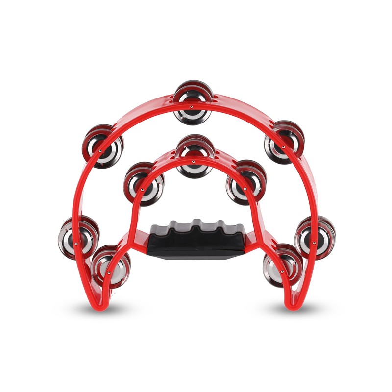 GEWA Half-Moon Ring 20 Pairs Chrome-Plated Clamps Double Row Red