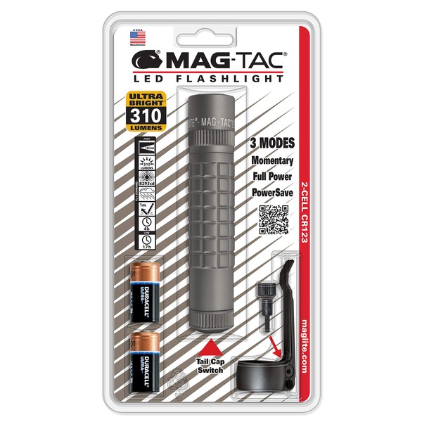 MAG-LITE(マグライト) 懐中電灯 マグライト マグタック LED プレーンベゼル SG2LRG6 アーバングレー