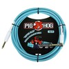 Pig Hog PCH10DBR - Cable de instrumento de guitarra azul