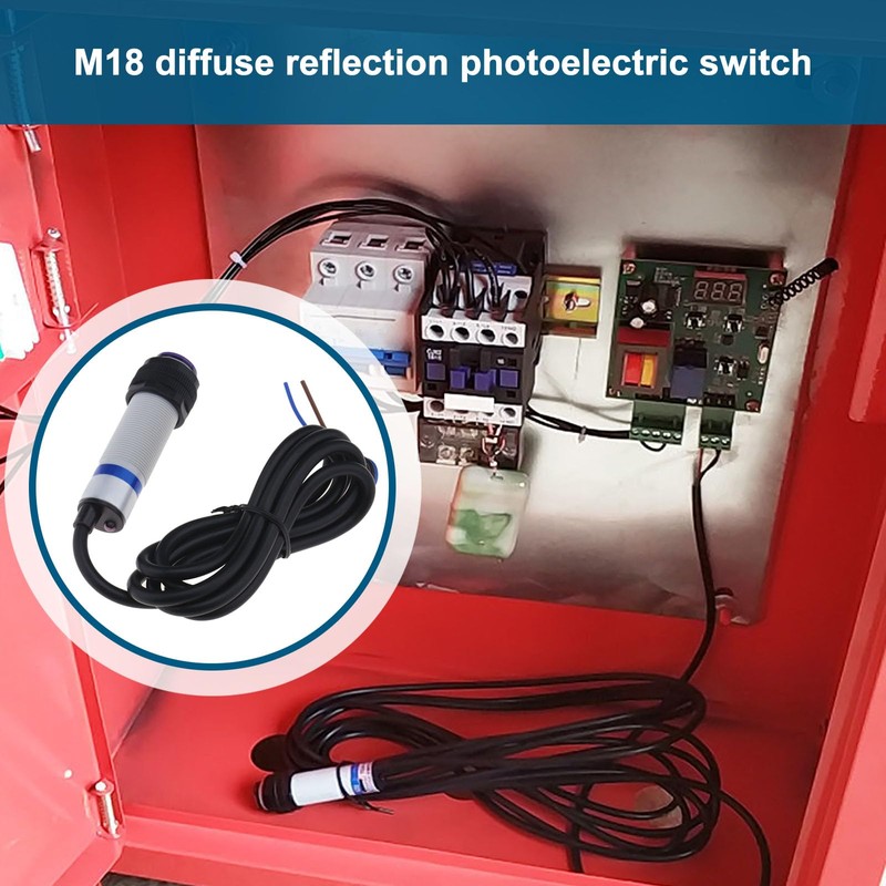 eMagTech 1PC Photoelectric Sensors E3F-Ds10C4 Photoelectric Switch Sensor for Mechanical