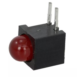 Fairchild Industries 10 Pcs LED Circuit Board Indicator RED RIGHT ANGLE Diffused 5mm ORIGINAL OEM