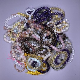 Crystal elastic bracelet temperament women's bracelet Anniversary Auspicious Birthday Daily Engagement Wedding - Crystal Type: 30