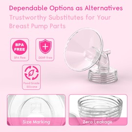 Flange Insert for spectra Breast Pump, Replacement Pump Parts Compatible w/ S1/S2/9 Plus, Not Original Accessories, Include Spectra 21mm Flange (2PCS)