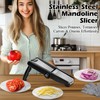 MASTERTOP Mandoline Slicer, 5 in 1 Mandoline Food Slicer for