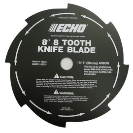 Genuine OEM ЕCHО 8 in. 8-Tooth Grass&Weed Blade 69600120331 for SRM Trimmers
