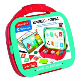Clementoni Juego Magnetico Educativo Numeros Formas Maletin Clementoni