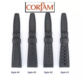 CorfaM® Genuine CorfaM® Straps Bands for Vintage & Reissue Omega Watches & Chronographs. - OMEGA, 20 mm, Style 2, 16mm, Vintage Tropics