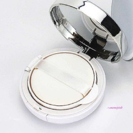 Pinkme Travel Cosmetic Container Case Cushion Bottle White