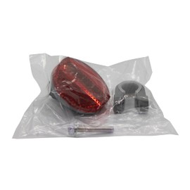 Cat Eye Rear Reflector for Seat Stays, Gray