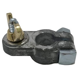 10 Pcs Deka Marine Top Post Battery Terminal Connectors 5/16 Zinc Wire Clamp with Brass Wing Nut - Our Top Post Terminal Cable Ends are Made in USA with All-American Materials - One Size Fits All