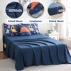 Tasselily 6 Pcs Bed in A Bag Full Comforter Set
