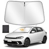 ZATOOTO Windshield Sun Shade Custom Fit for VW POLO 2018-2024,