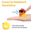 wonuu Bright Cowboy Hat Rubber Ducks, Dashboard Decorations Duck for