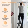 2 Step Ladder, Foldable Step Stool Ladder with Anti-Slip Pedal,