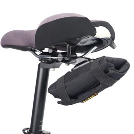 MEGHNA Portable Bicycle Saddle Bags Bicycle Saddle Bag Buckle Storage Bag for Bicycle Tools Seat Bag Compatible with Road Bike, MTB Bike, Fender Bike