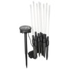 iRecord 8pcs Solar Power Acrylic Bubble White LED Light Garden