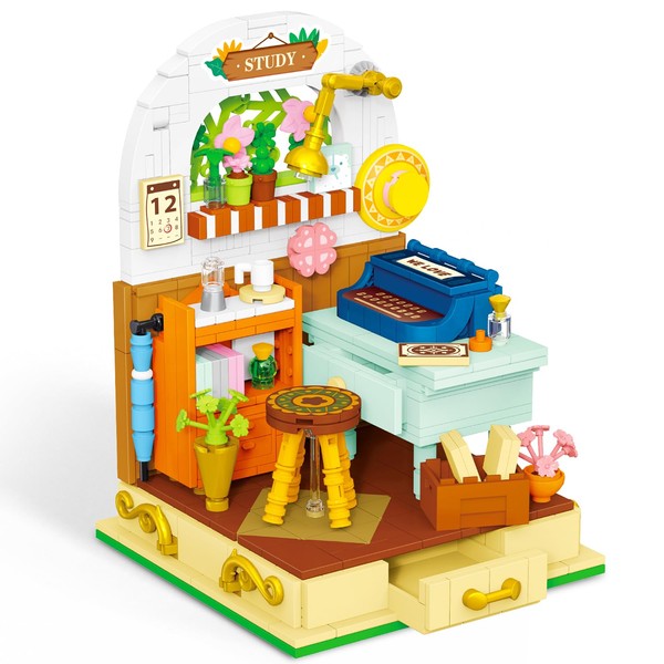Cokomono Building Blocks Set, 605 Pieces, Creative Model Building Toy