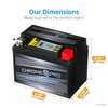 Chrome S Pro iGel YTX4L-BS Maintenance-Free 12V 4Ah Battery Replacement