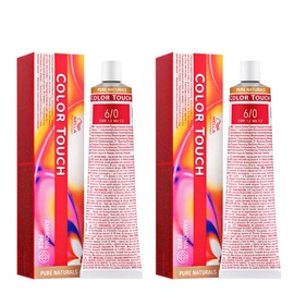 Wella Color Touch 6/0 Dark Blonde Pack of 2 (2x 60 ml)