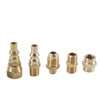 DUZEPA 7-Piece RV Propane Quick Connect Adapter Kit With Shutoff
