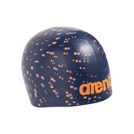Arena Unisex Adult Poolish Molded Silicone Swim Cap for Training and Racing, One Size Fits Most, One Size, Dots